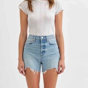 NWOT DAZE Bottom Line Cut Off Distressed Denim Shorts